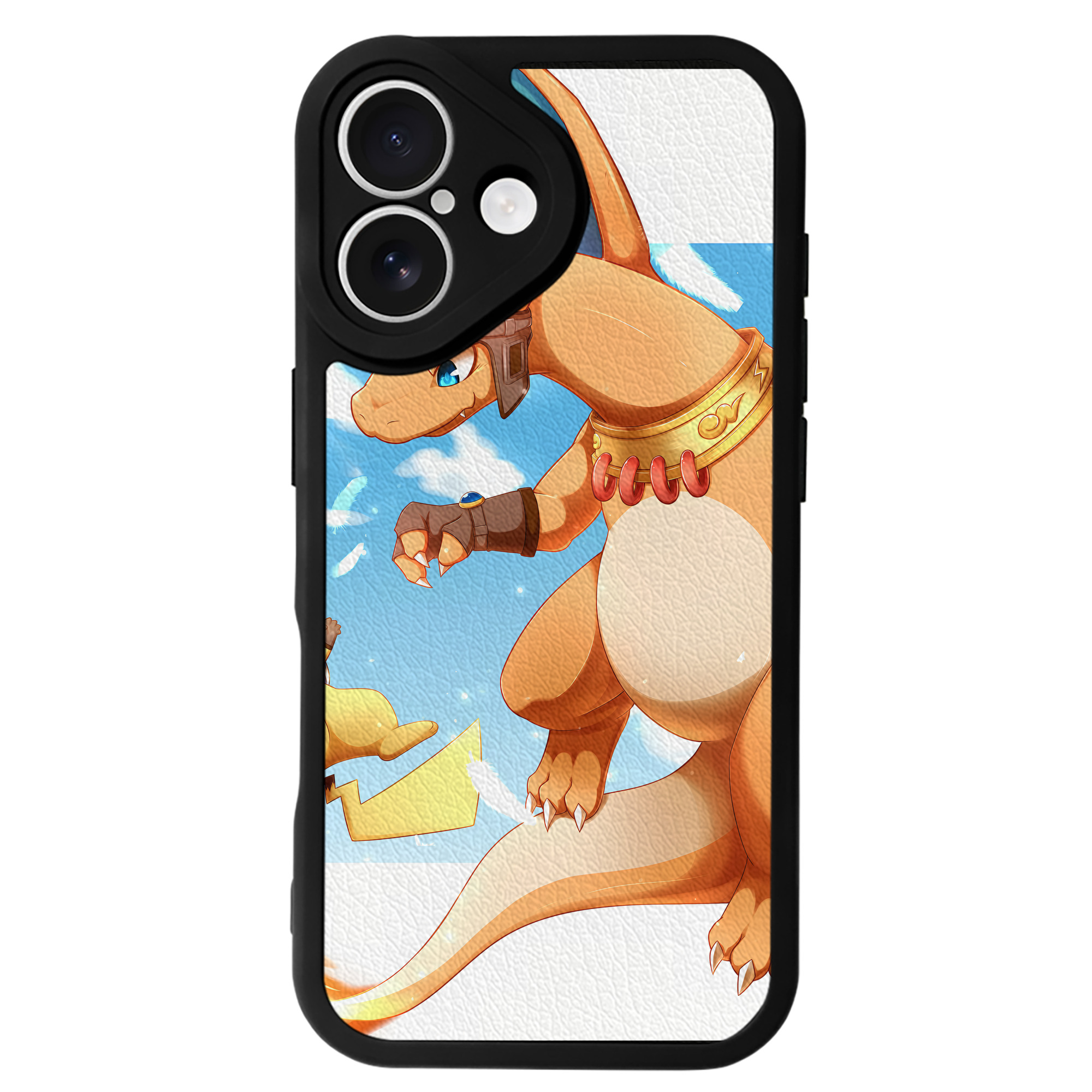 （画像用） ポケットモンスター Pokémon 【iPhone 16シリーズ対応】シリコンスマホケース（レザー調） 材質：シリコン